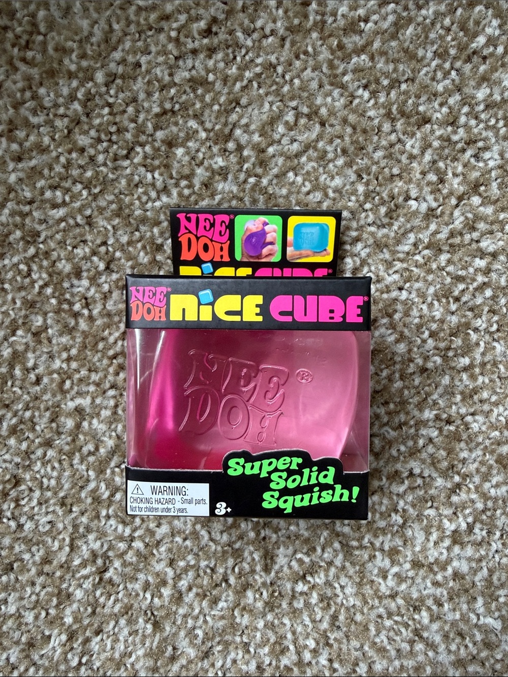 Needoh Nice Cube - Pink/Purple/Blue Trio - Picture 5 of 7